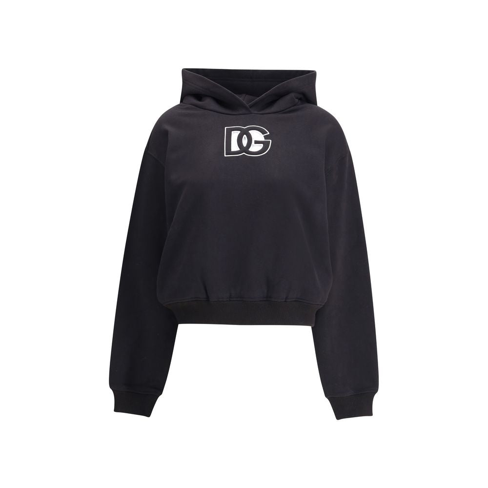 Dolce & Gabbana Black Cotton Sweatshirt