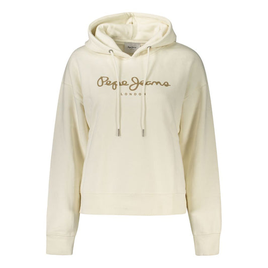 Pull Pepe Jeans en coton blanc pour femme