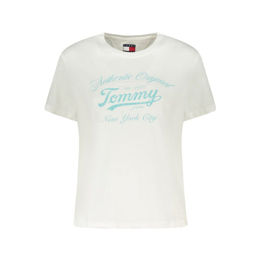T-shirt Tommy Hilfiger en coton blanc pour femme