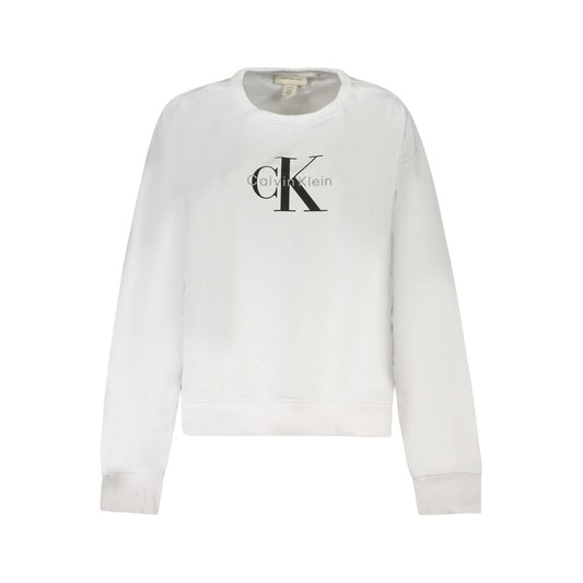 Pull femme en coton blanc Calvin Klein
