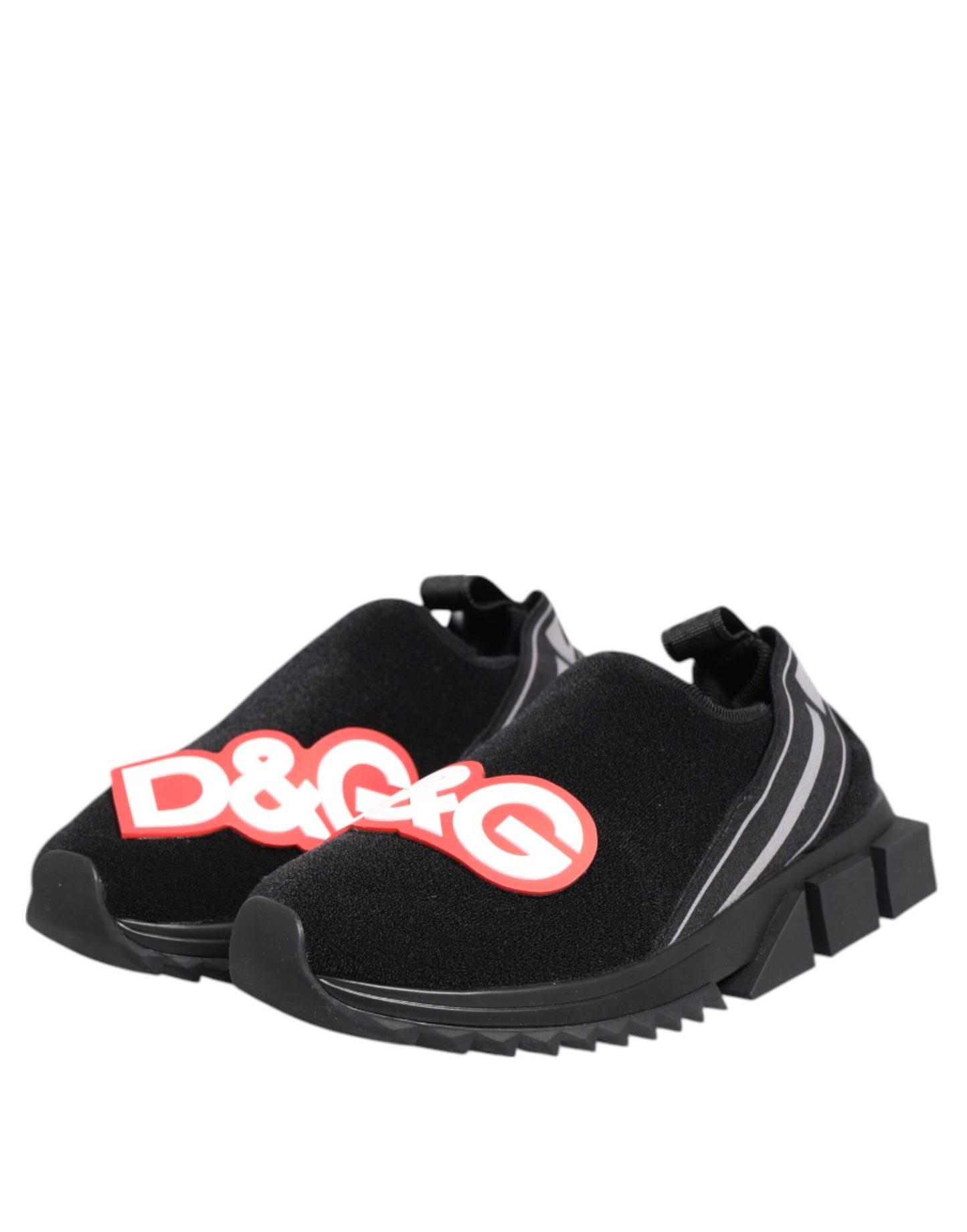 Baskets Sorrento noires et grises Dolce &amp; Gabbana