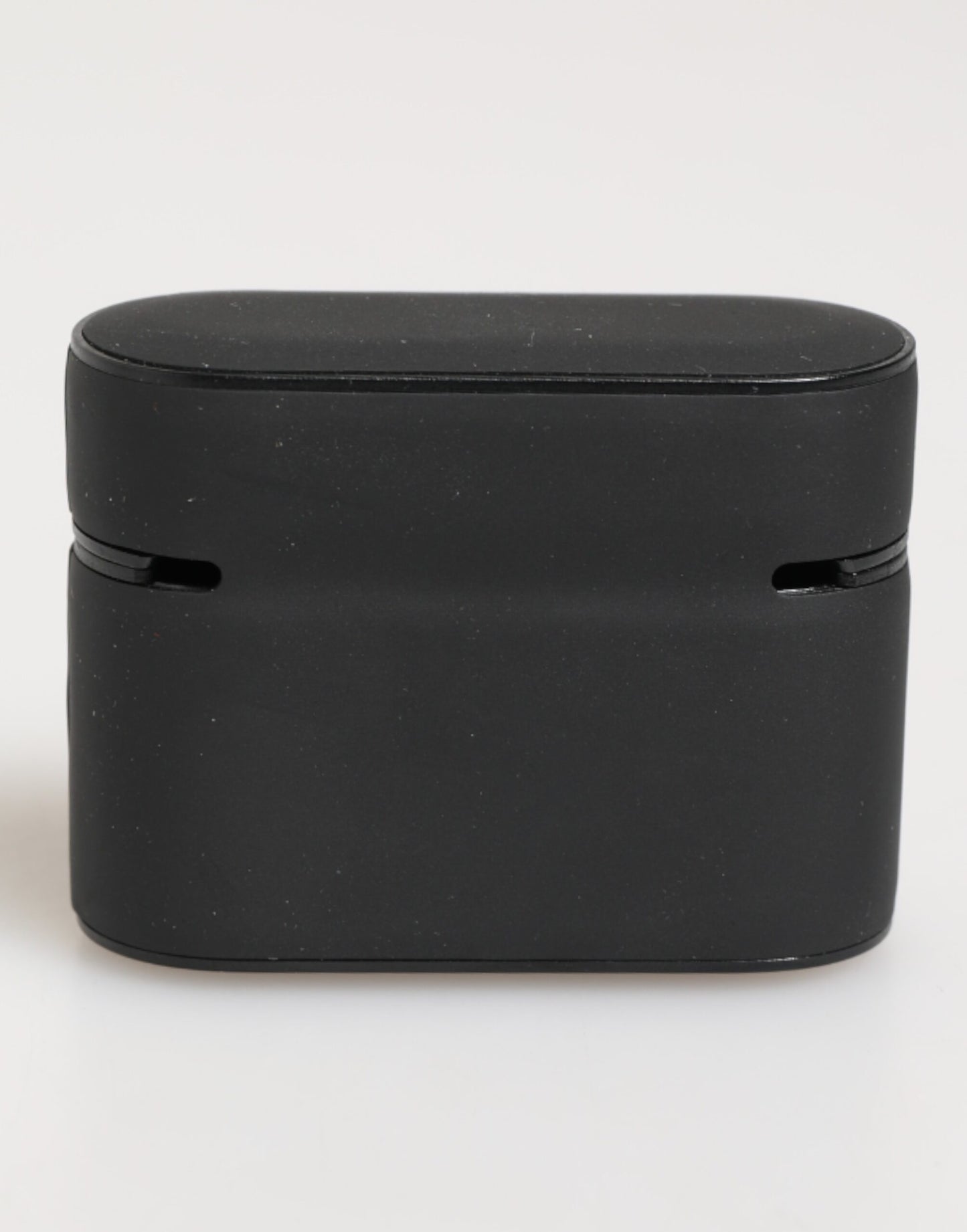 Étui pour Airpods Dolce &amp; Gabbana en caoutchouc noir menthe avec logo en relief