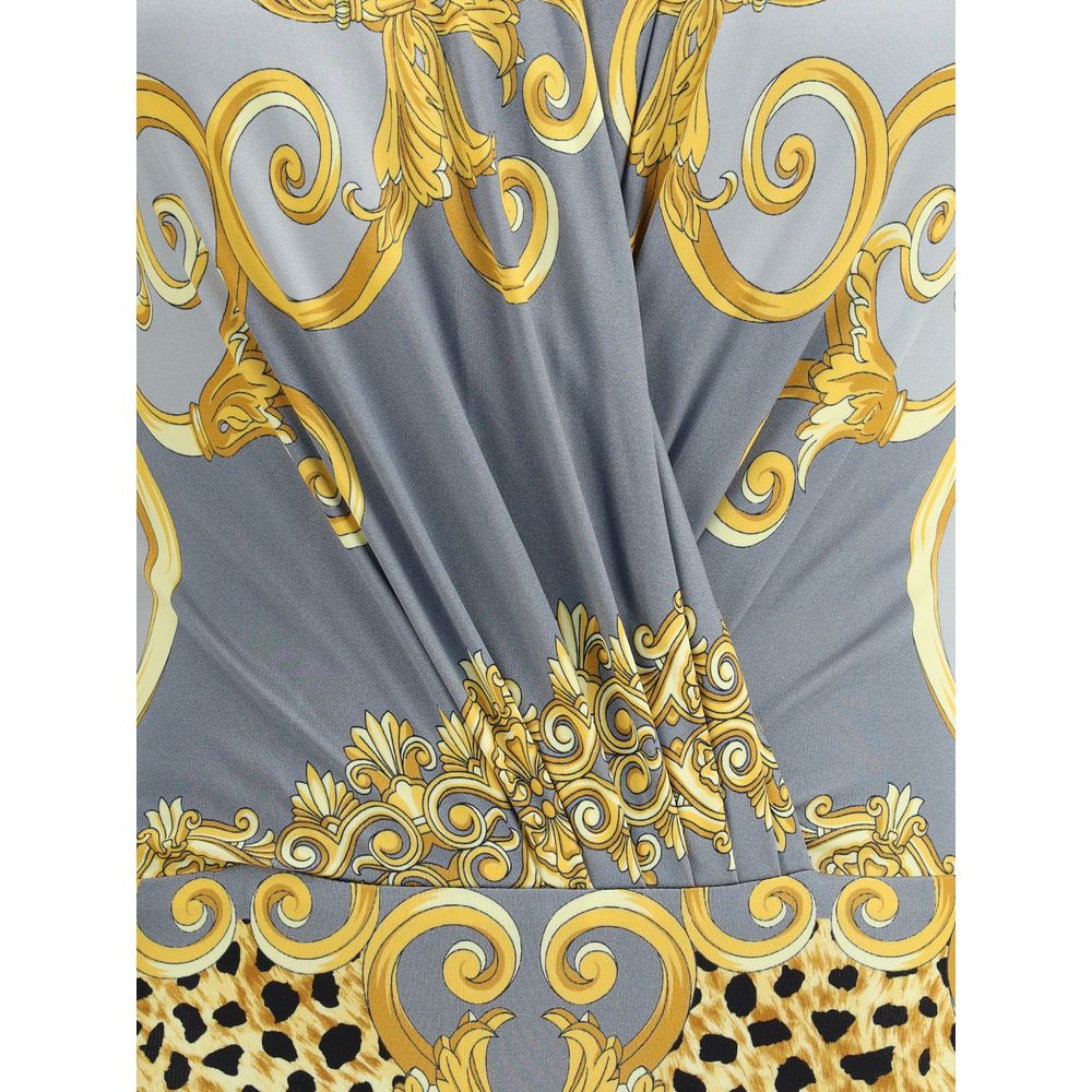 Body drapé léopard Versace
