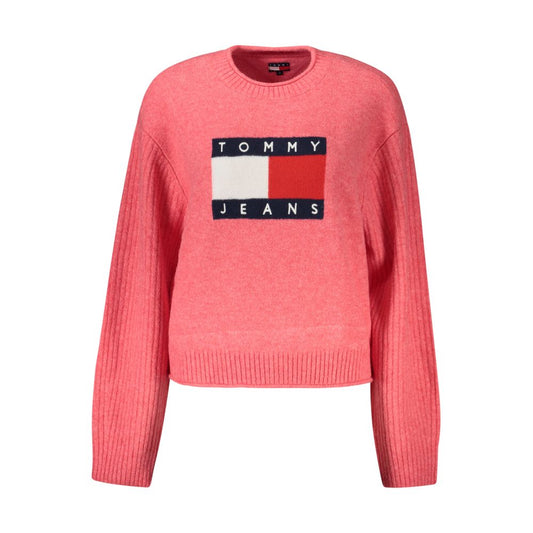 Tommy Hilfiger – Rosa Wollpullover für Damen