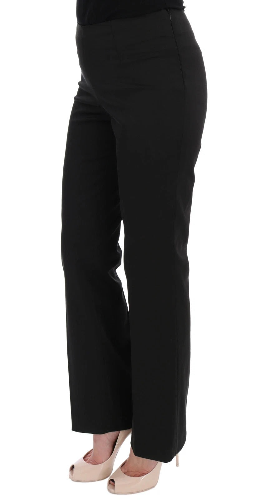 Pantalon habillé droit extensible noir BENCIVENGA