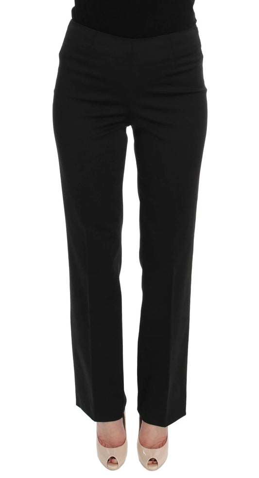 Pantalon habillé droit extensible noir BENCIVENGA