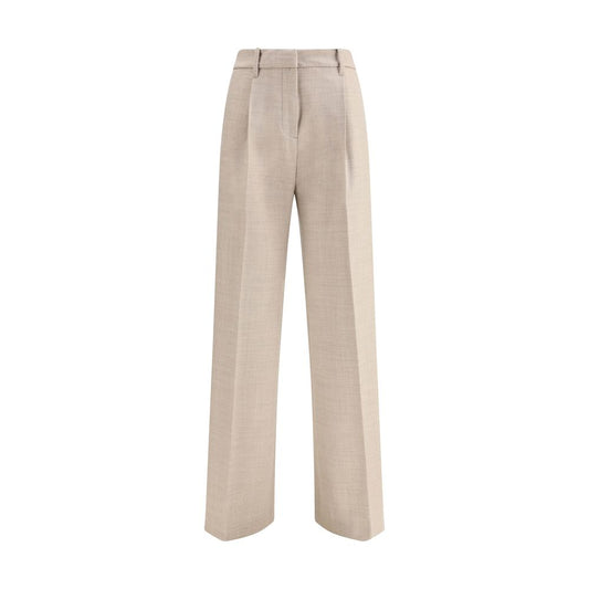 True Royal Beige Wool Casual Pants