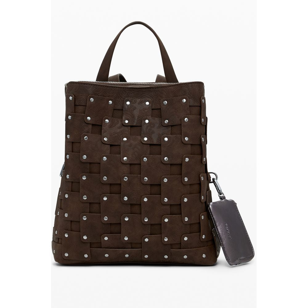 Sac à dos Desigual en polyéthylène marron pour femme