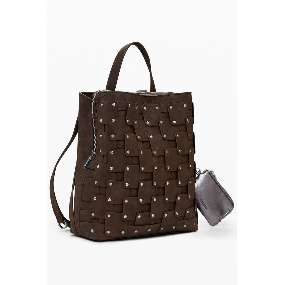 Sac à dos Desigual en polyéthylène marron pour femme