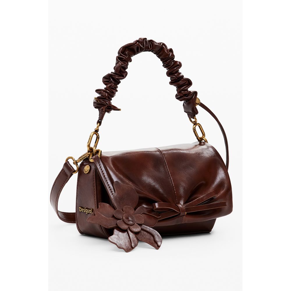 Sac à main Desigual en polyéthylène marron pour femme