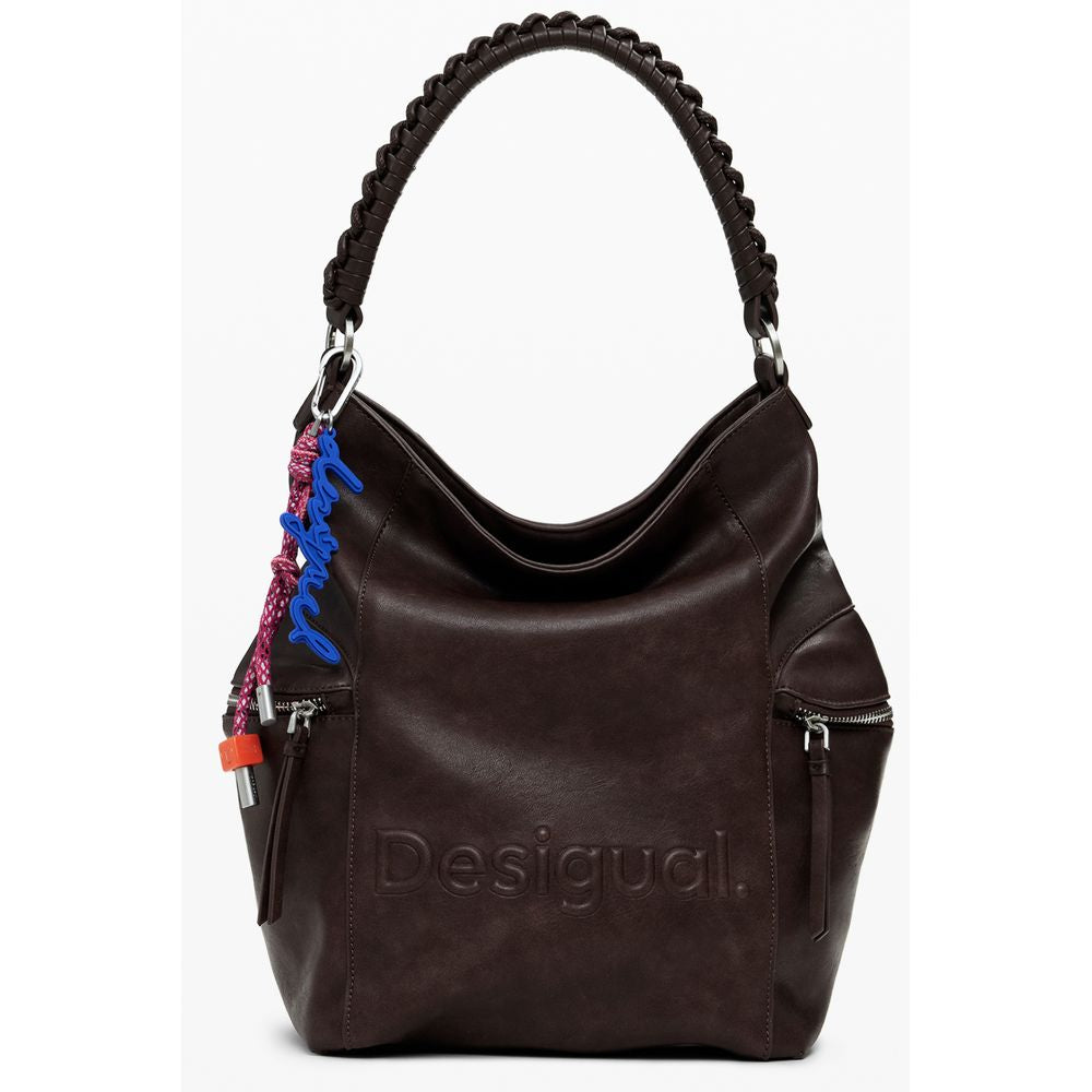 Sac à dos Desigual en polyéthylène marron pour femme