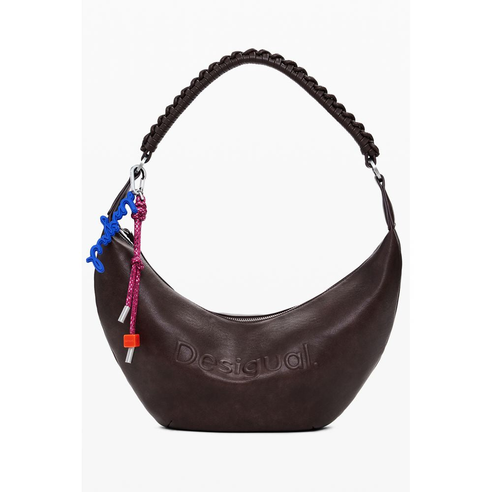 Sac à main Desigual en polyéthylène marron pour femme