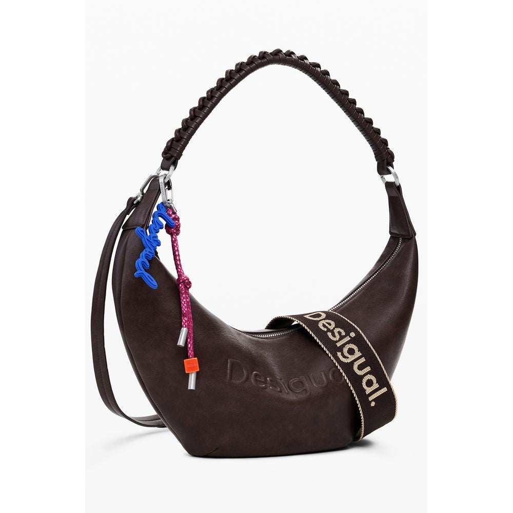 Sac à main Desigual en polyéthylène marron pour femme