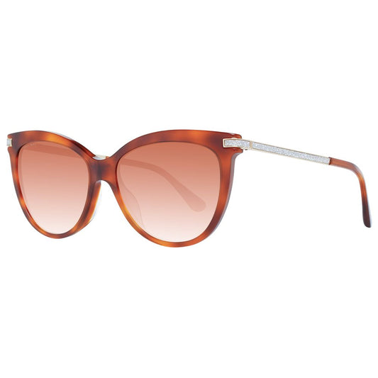 Lunettes de soleil Jimmy Choo marron pour femme