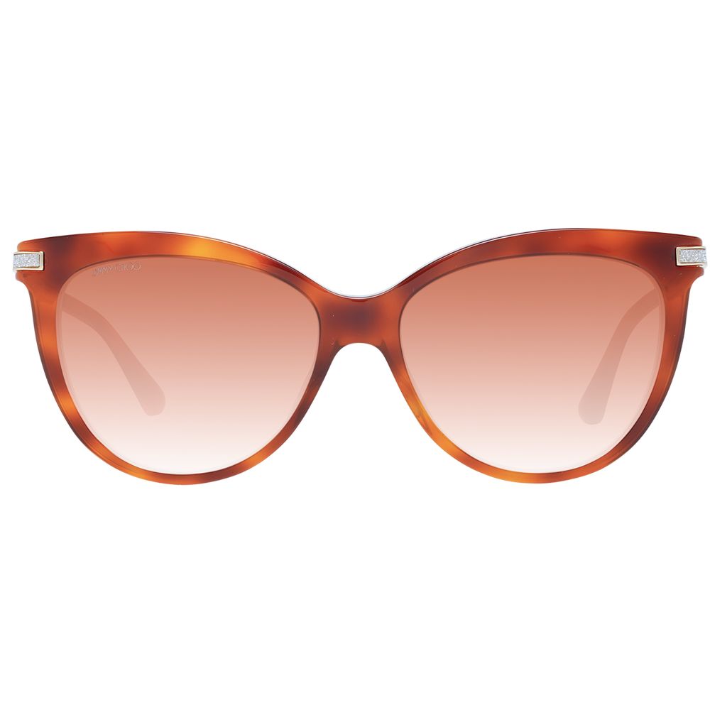 Lunettes de soleil Jimmy Choo marron pour femme