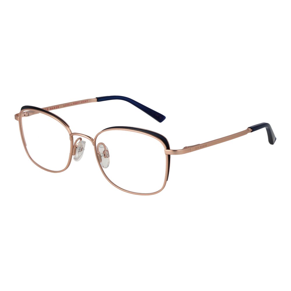 Montures optiques Ted Baker pour femmes en or rose