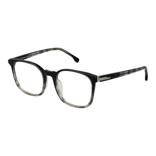 Montures optiques unisexes noires Lozza
