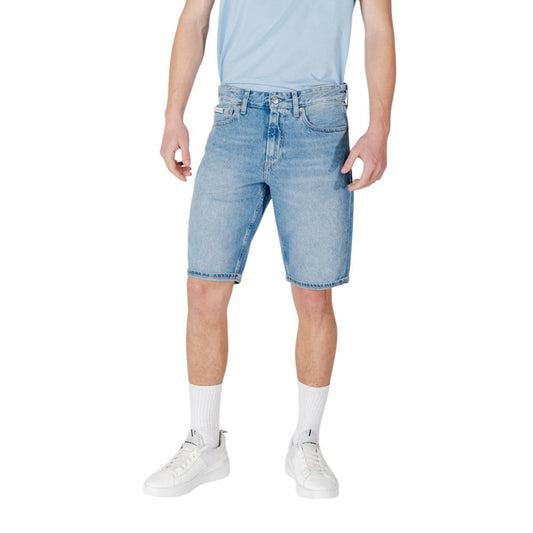 Calvin Klein Jeans Blue Cotton Bermuda Shorts