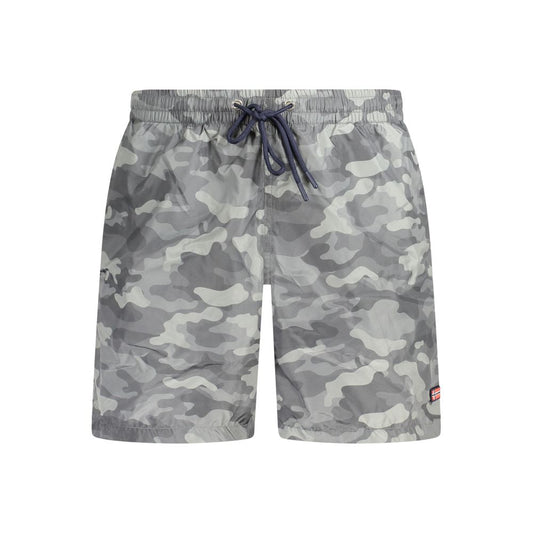 Norway 1963 Black Polyester Men's Swim Boxer