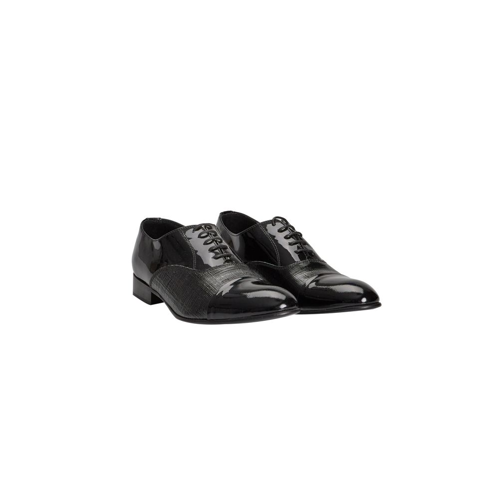 Roberto Pepe Luxury Black Calfskin Men Loafer