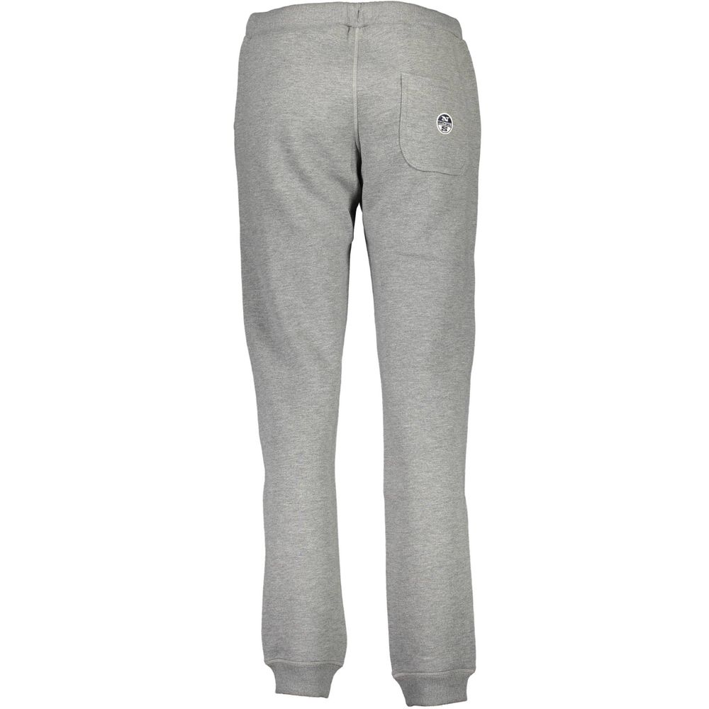 North Sails Gray Cotton Joggers (Workout Pants)