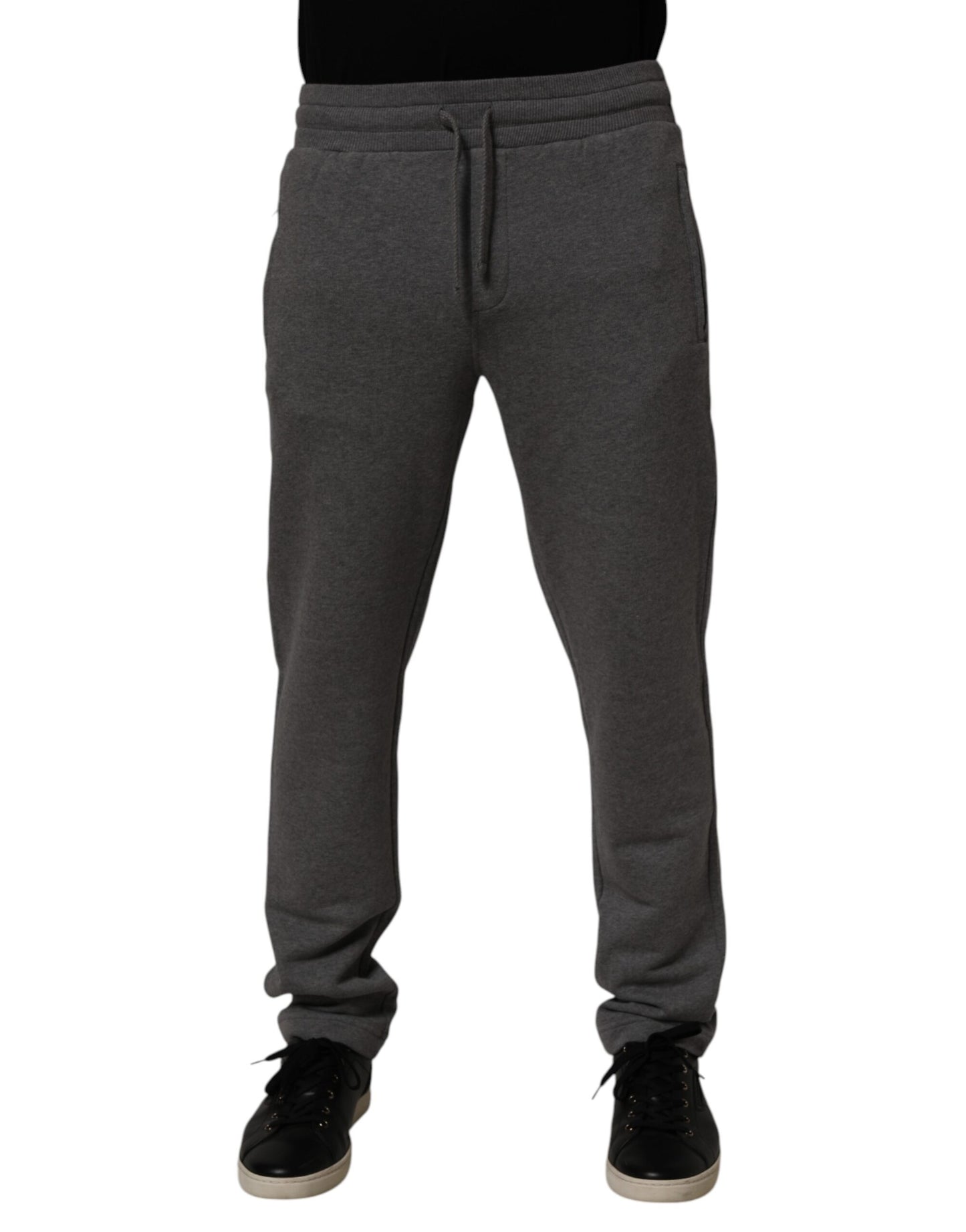 Dolce & Gabbana Gray Cotton Jogger Sweatpants Trouser Pants