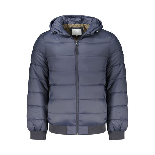 Pepe Jeans Blue Polyamide Jackets & Coat