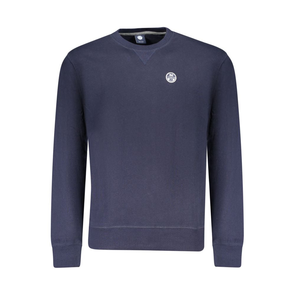 North Sails Blue Cotton Men's Sweatshirt