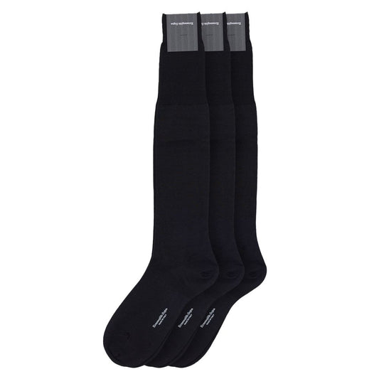 ZEGNA Black Wool Socks
