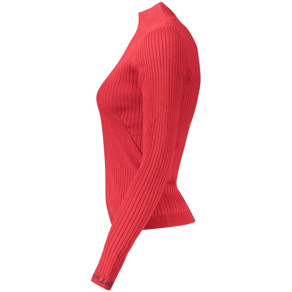 Pepe Jeans Red Cotton Women Sweater