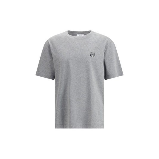 Maison Kitsuné Gray Cotton T-Shirt
