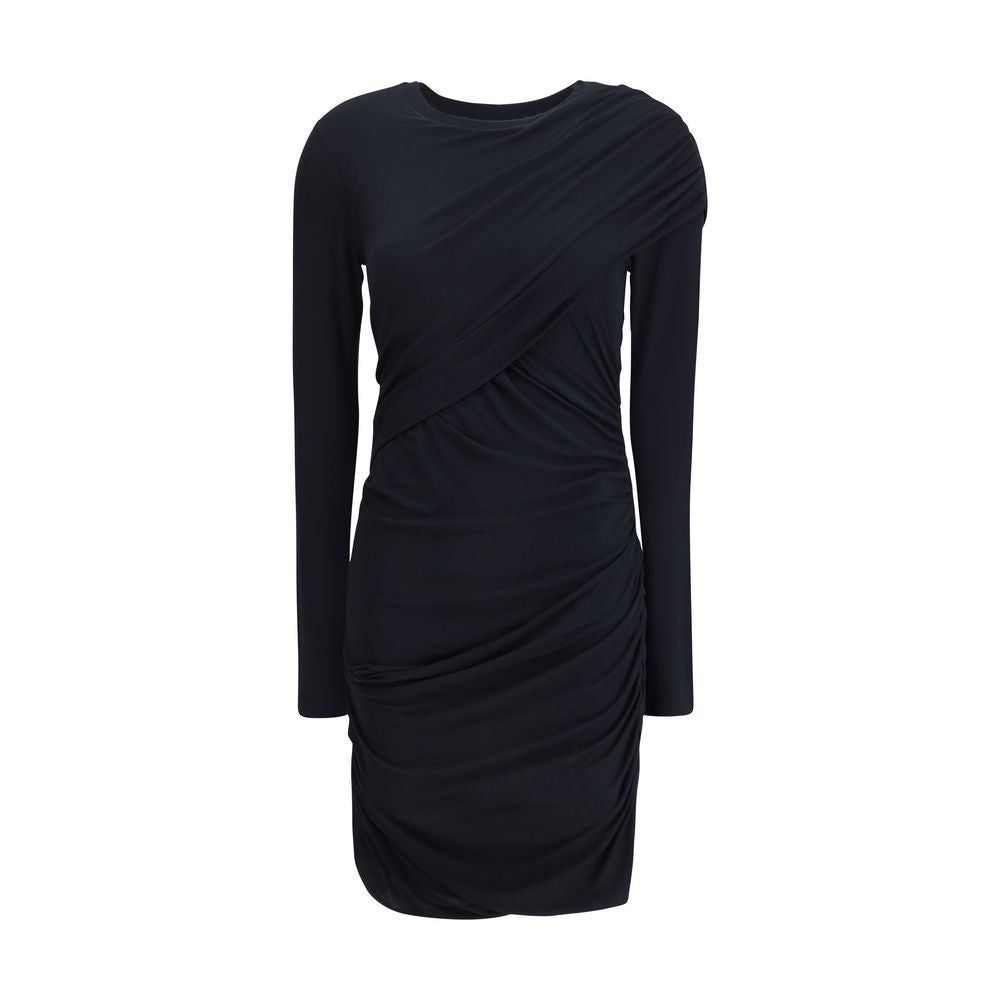Marant Etoile Denise short dress in draped jersey