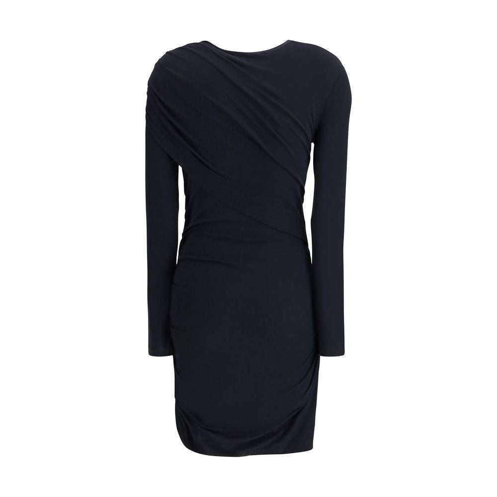 Marant Etoile Denise short dress in draped jersey