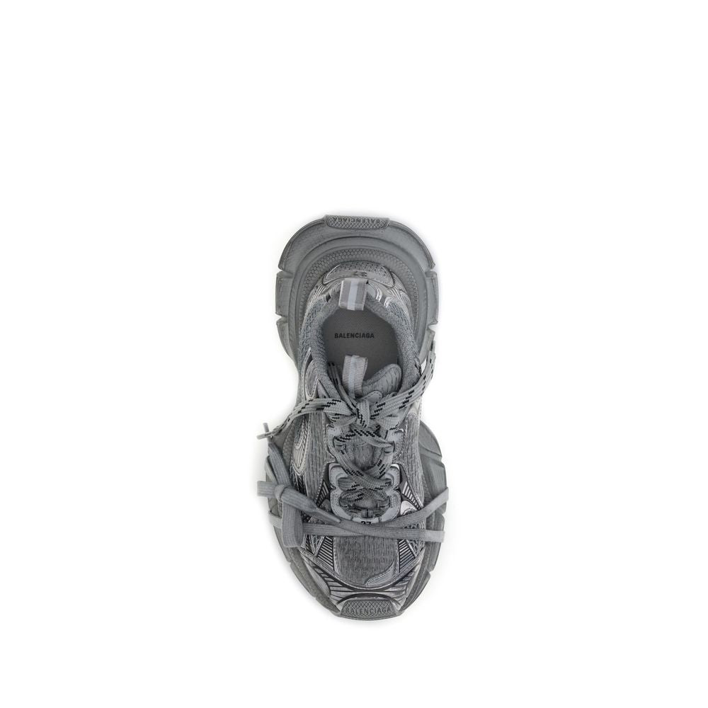 Balenciaga Gray Polyurethane Chunky Sneakers
