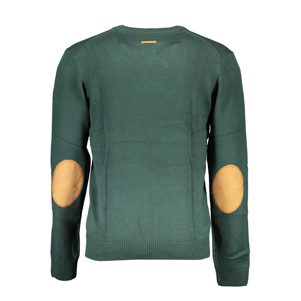 Gianmarco Venturi Verde Cotton Men Sweater