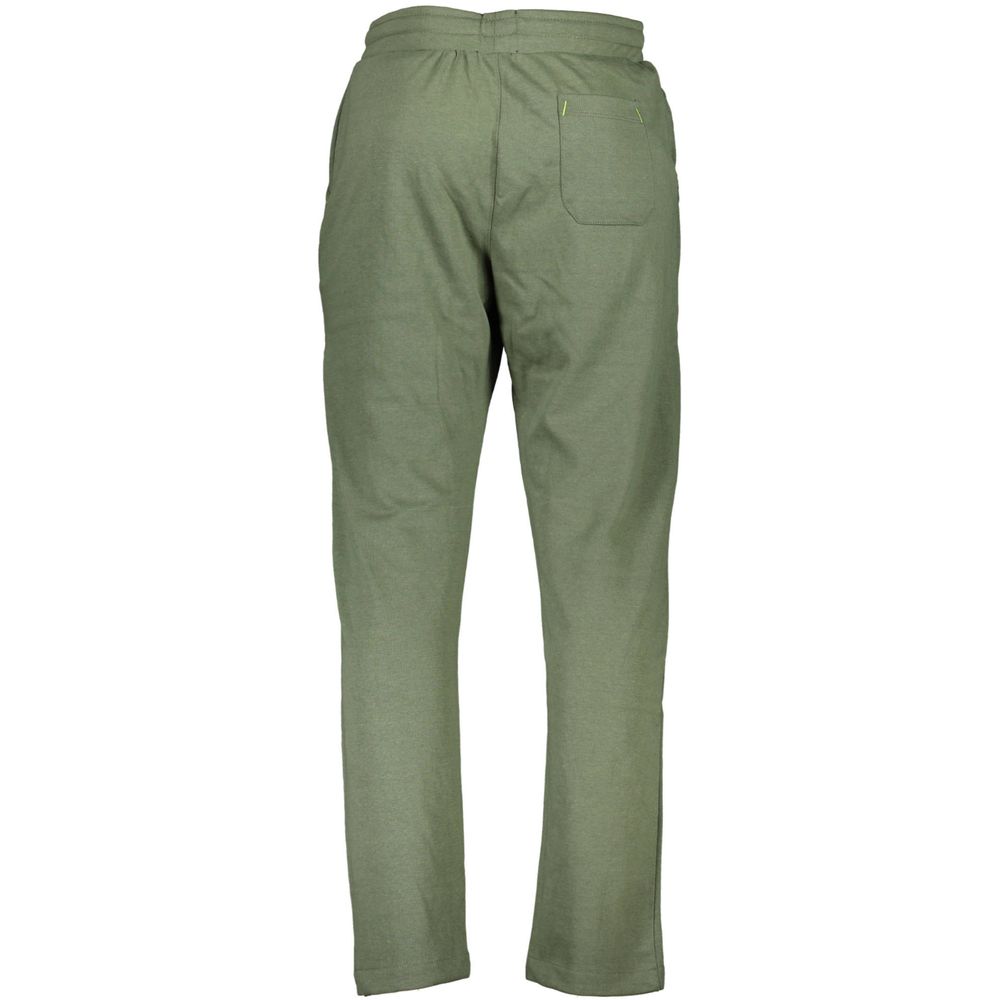 Gianmarco Venturi Verde Cotton Men Sport Pant