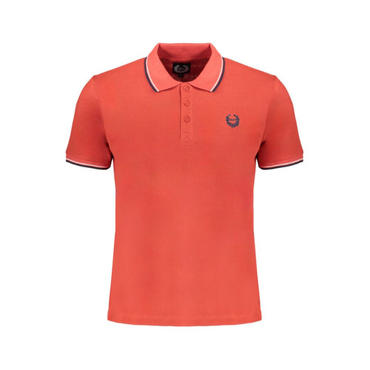Gianmarco Venturi Red Cotton Men's Polo Shirt
