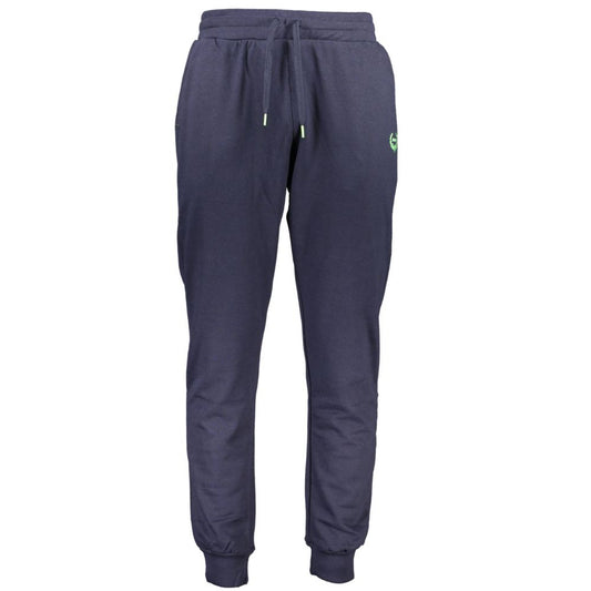 Gianmarco Venturi Blu Cotton Men's Sweatpant