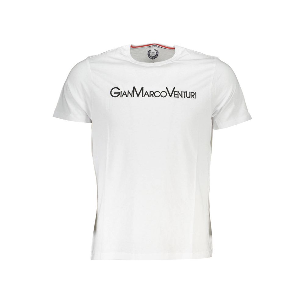 Gianmarco Venturi White Cotton Men T-Shirt