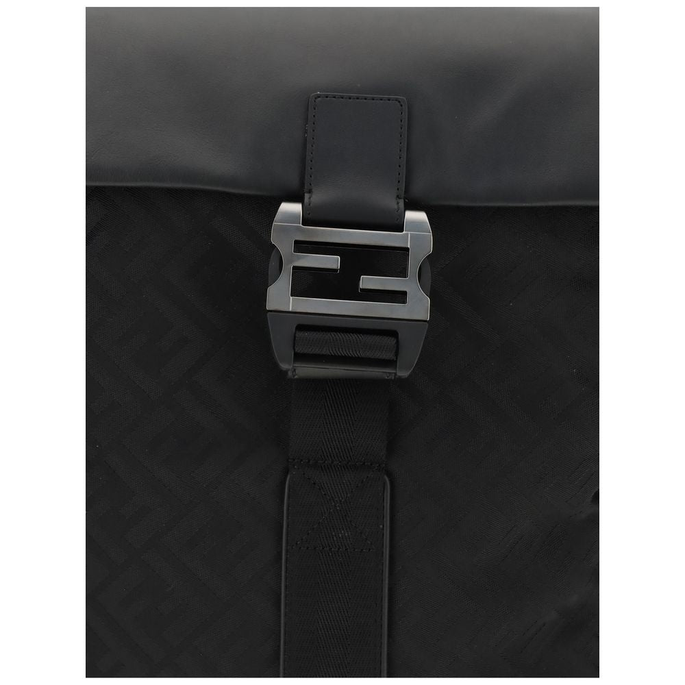 Fendi Black Nylon Shoulder Bag