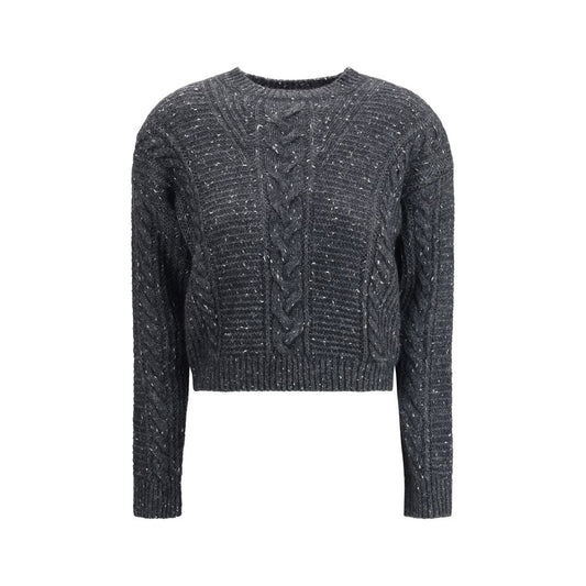 Max Mara Gray Polyamide Sweatshirt