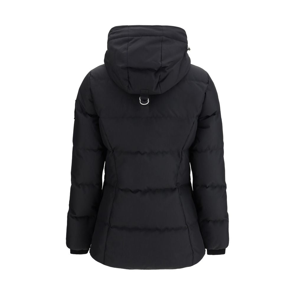 Moose Knuckles Black Recycled Polyester Coat