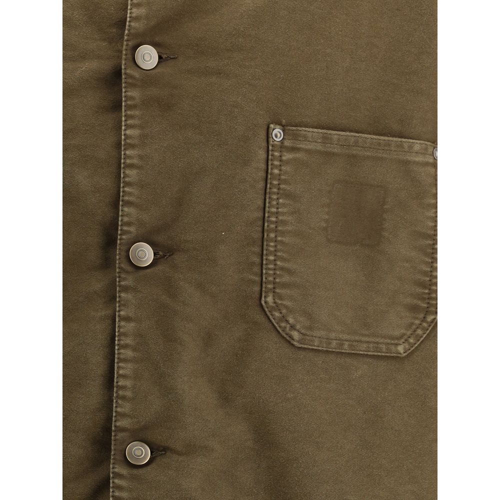 Margiela Bicolor Cotton Denim Jacket