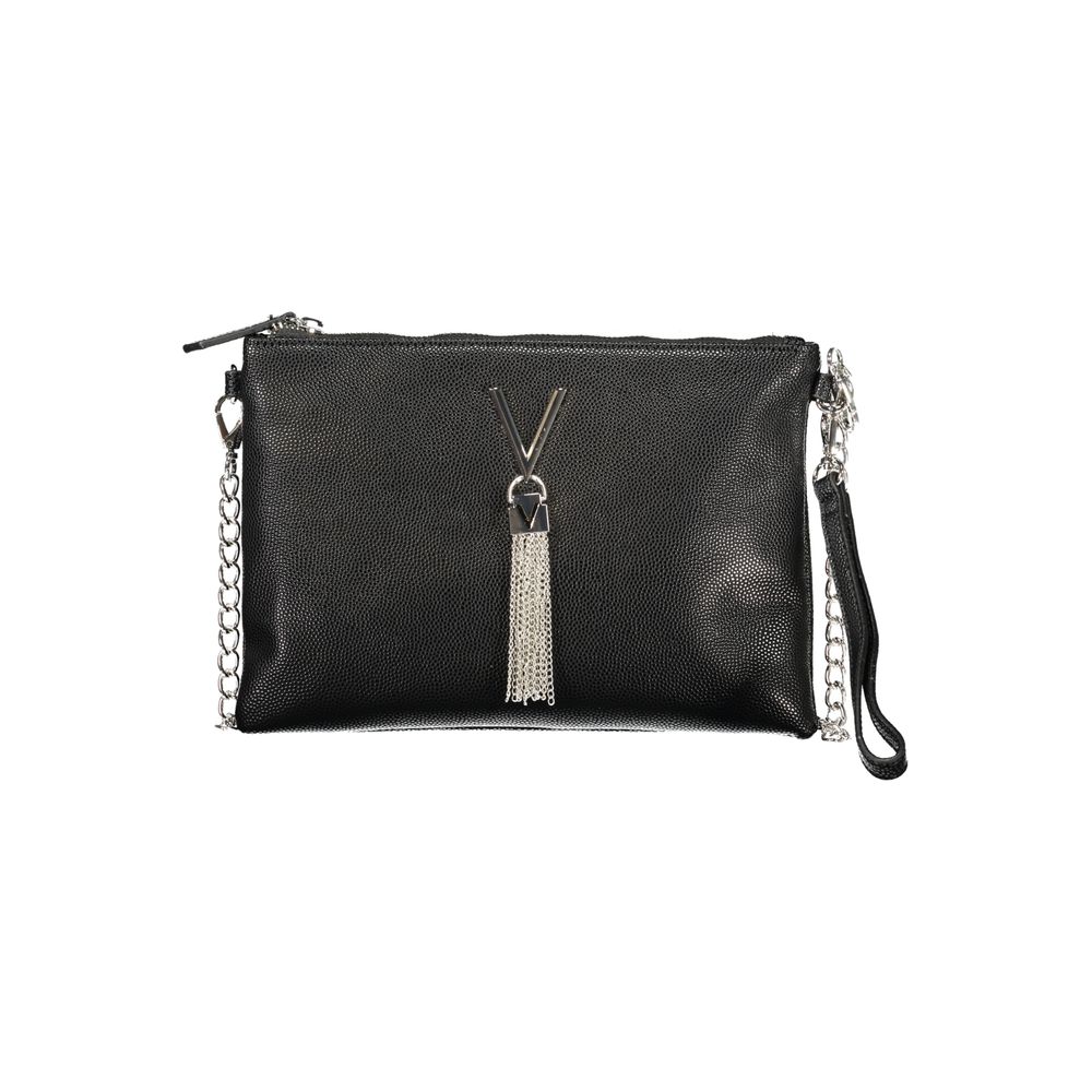 Mario Valentino Black Polyurethane Women's Shoulder Bag