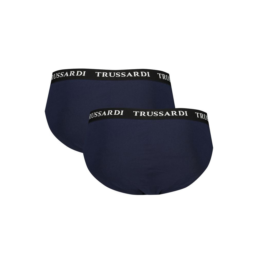Trussardi Blue Cotton Men Underwear