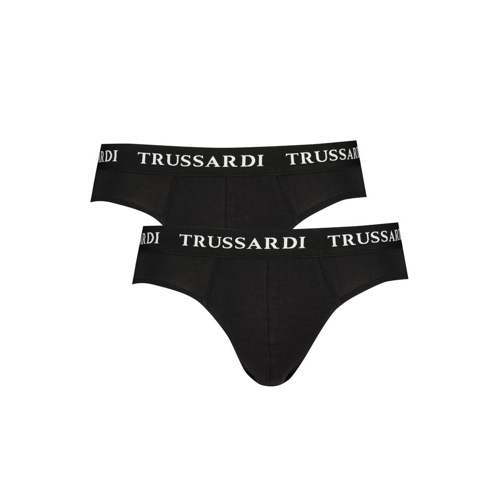 Trussardi Black Cotton Men's Underwear