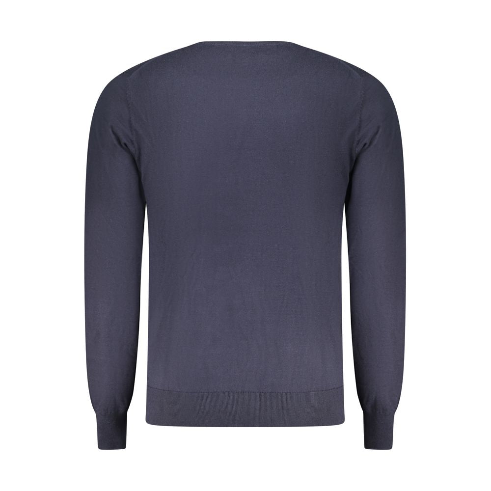 Accademia Militare Blue Cotton Men's Sweater
