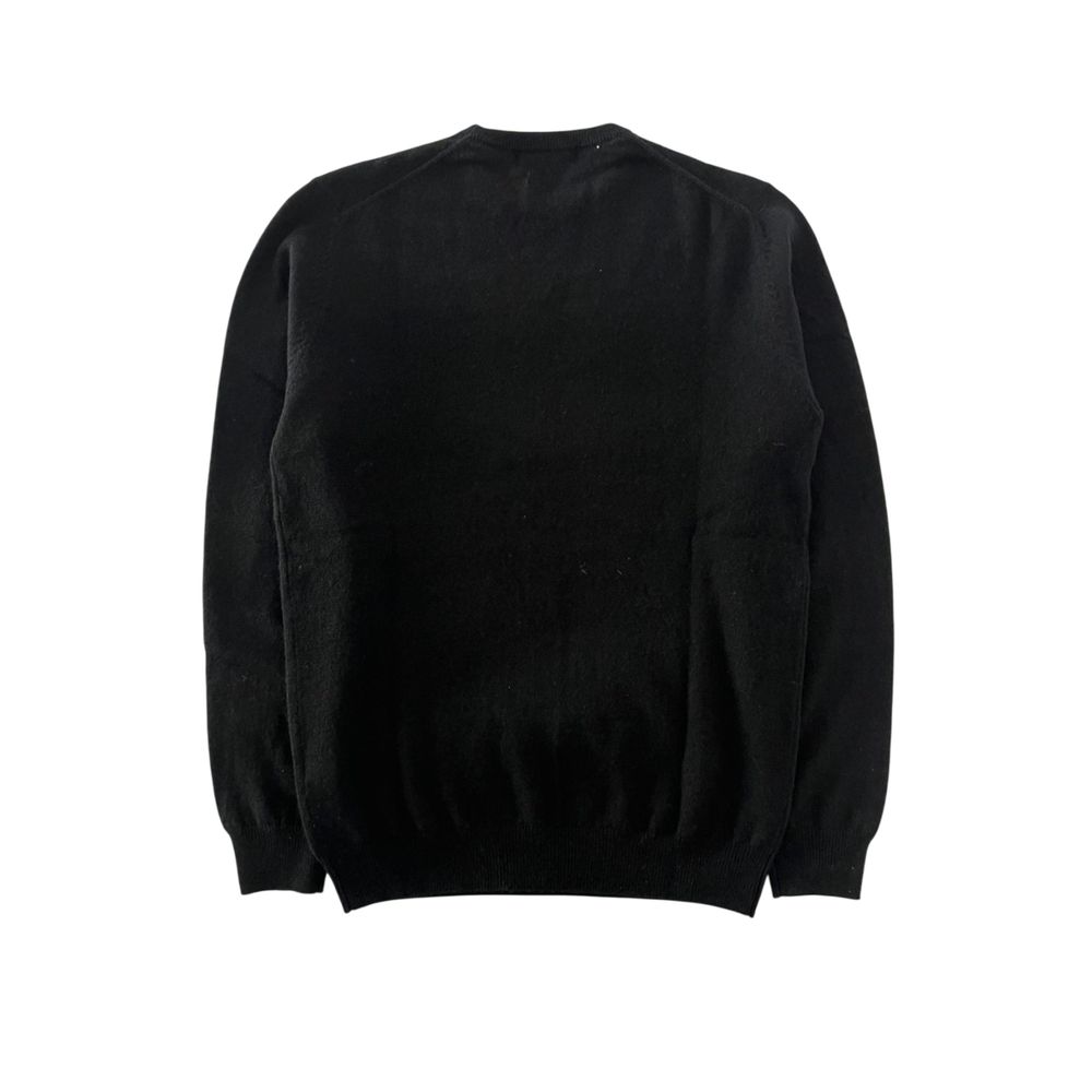 Baldinini Trend Black Cashmere Men Sweater