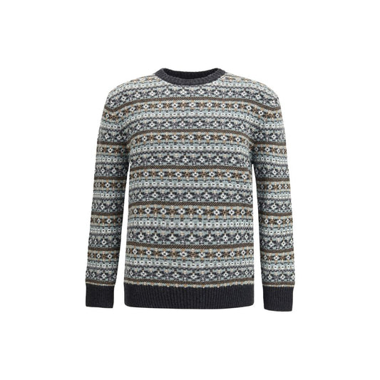 Brooksfield Multicolor Wool Sweatshirt