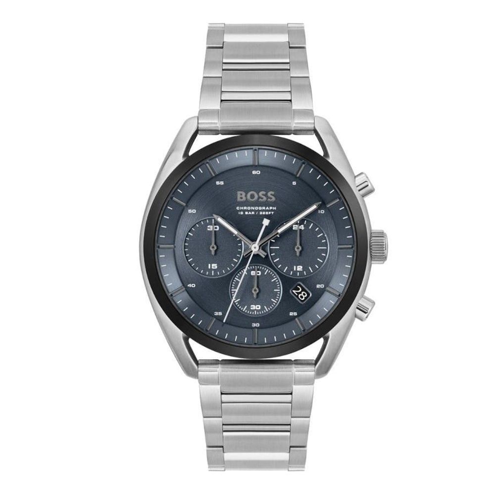 Hugo Boss Gray Stainless Steel Dress Watch